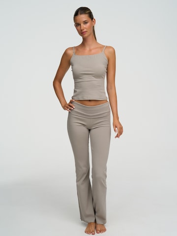 évasé Leggings 'Cotton Flared Bootcut Leggings' cfab (formerly creamy fabrics) en gris