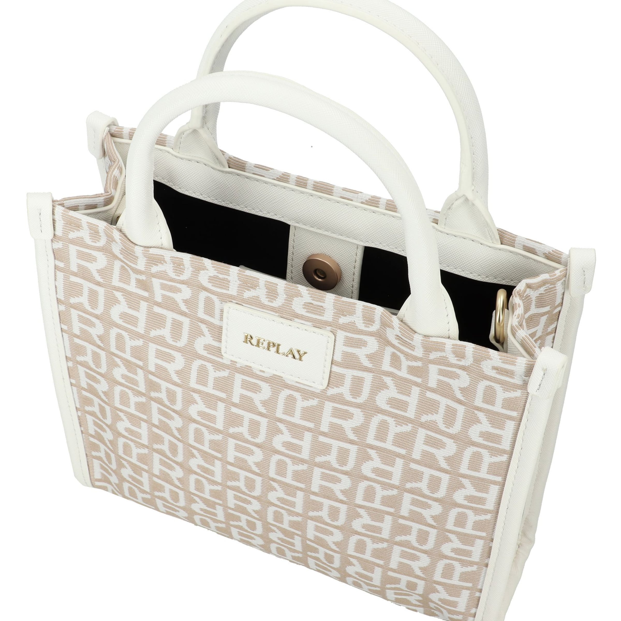 REPLAY Handtasche in Beige