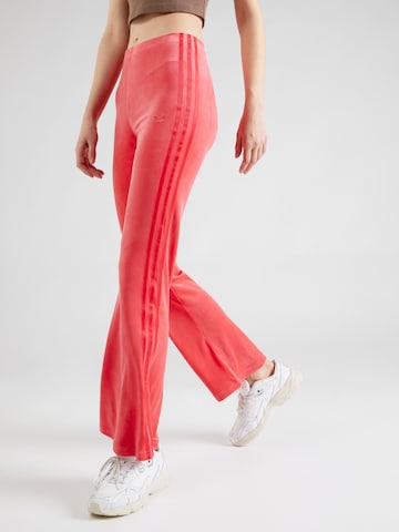 évasé Pantalon ADIDAS ORIGINALS en rose : devant