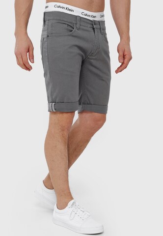 INDICODE JEANS Regular Trousers 'Villeurbanne' in Grey