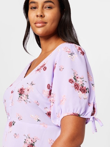 Dorothy Perkins Curve Bluse in Lila
