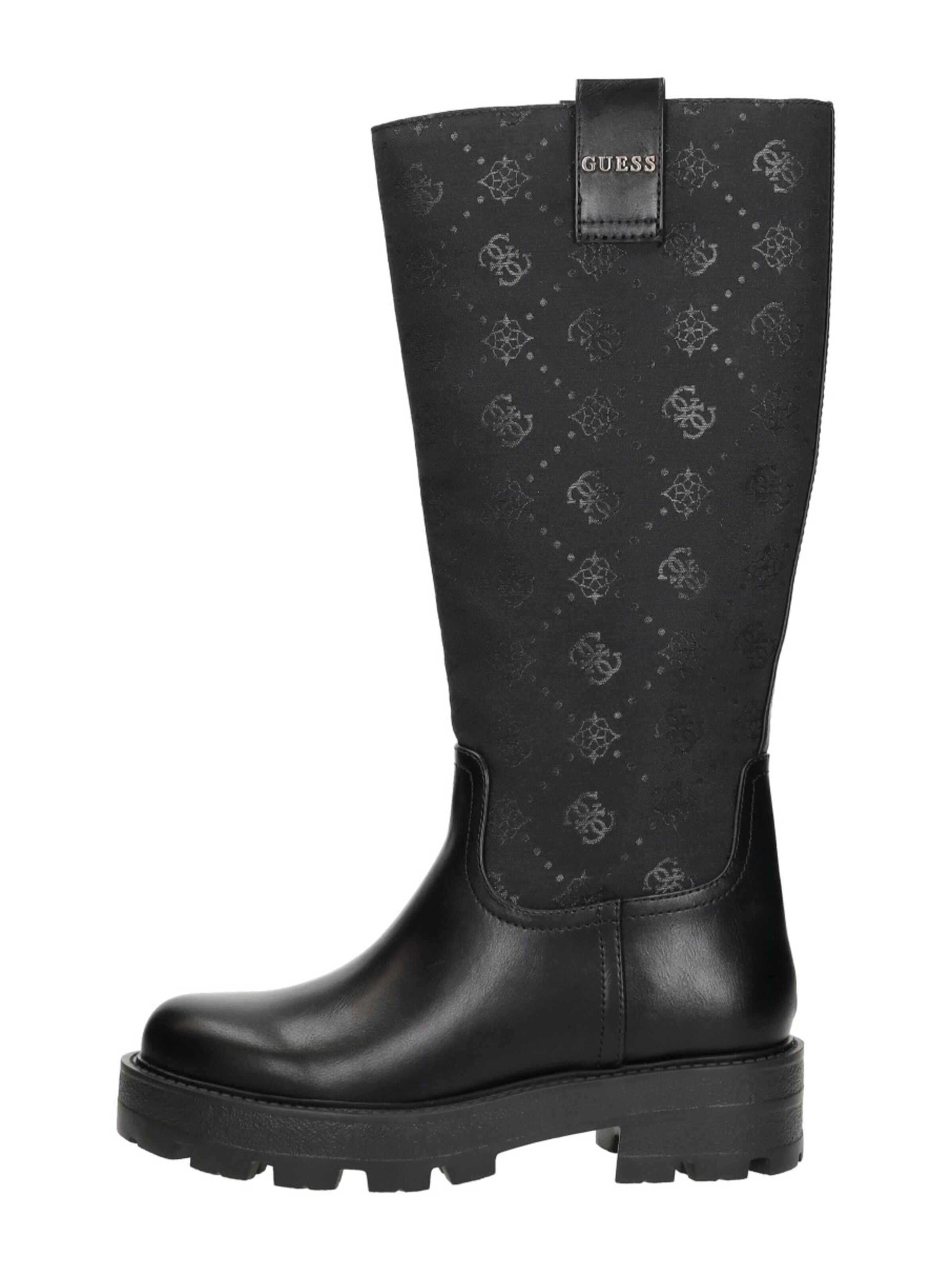 GUESS Boots 'Yannis'‌‌‌‌‌‌‌‌‌ in Schwarz: Vorderseite