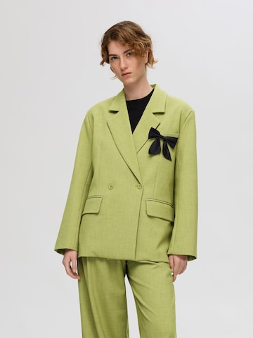 SELECTED Blazers in Groen: voorkant