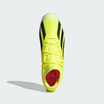 ADIDAS PERFORMANCE Soccer Cleats 'X Crazyfast League' in Yellow: front