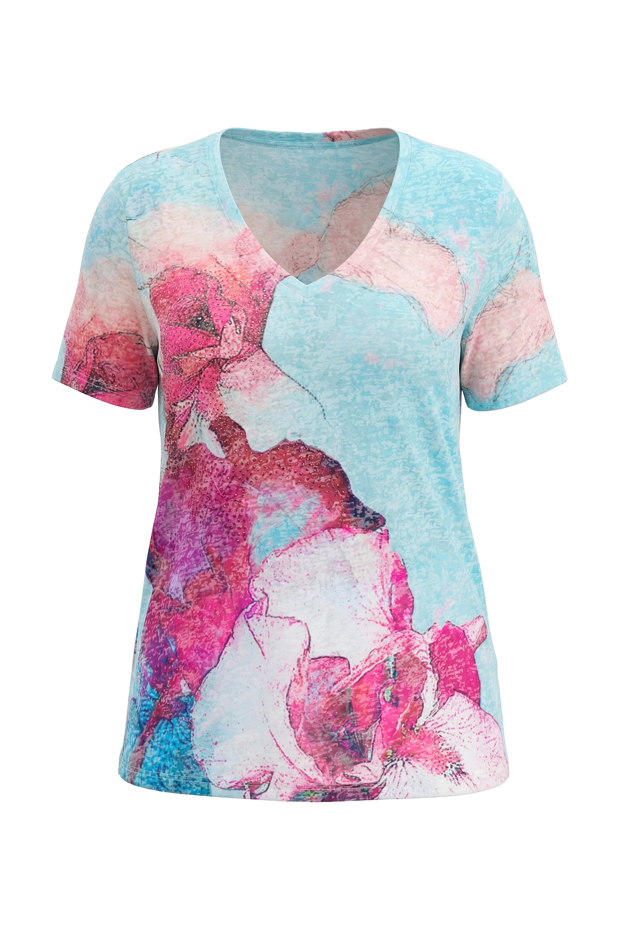 MIAMODA Shirt in Blauw: voorkant