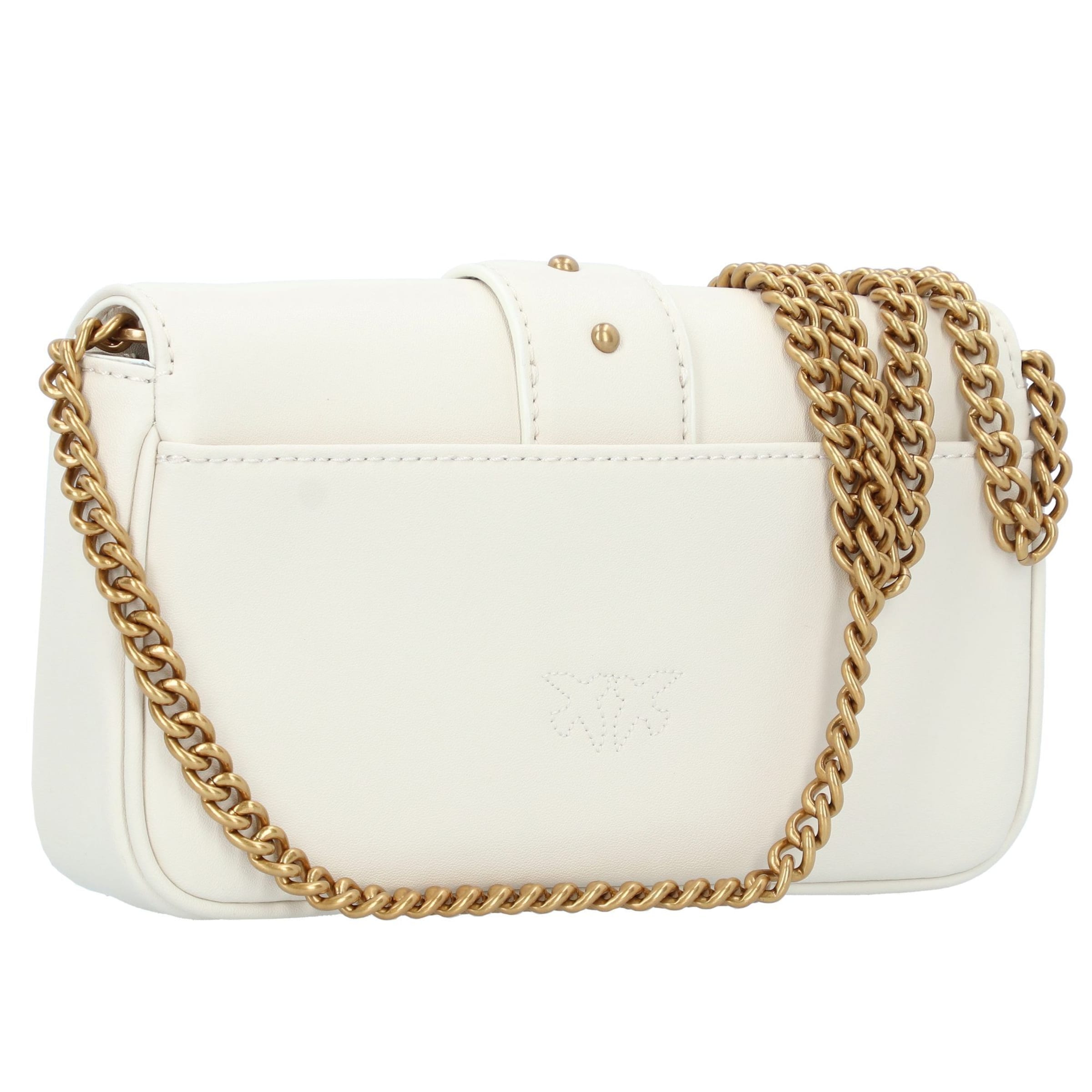 Geantă de umăr 'Love One' de la PINKO pe auriu