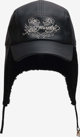 Ed HardyKapa 'Rose Aviation' - crna boja: prednji dio