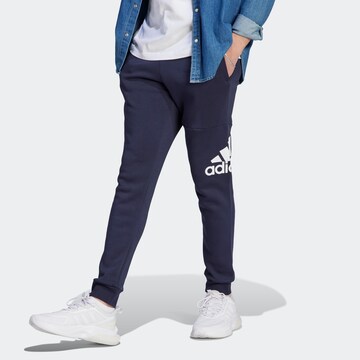 ADIDAS SPORTSWEAR Regular Workout Pants in Blue: front