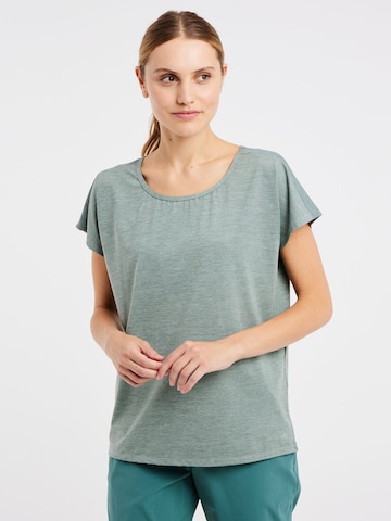 PROTEST Shirt in Groen: voorkant