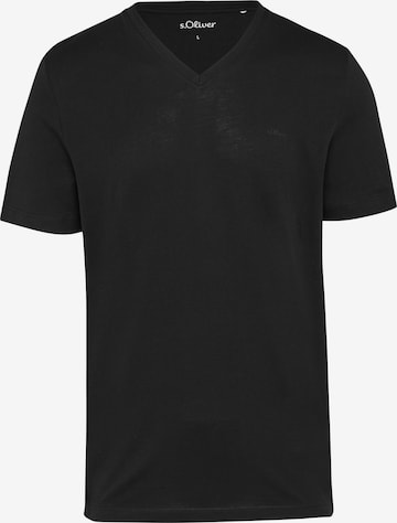 s.Oliver T-Shirt in Schwarz: Vorderseite