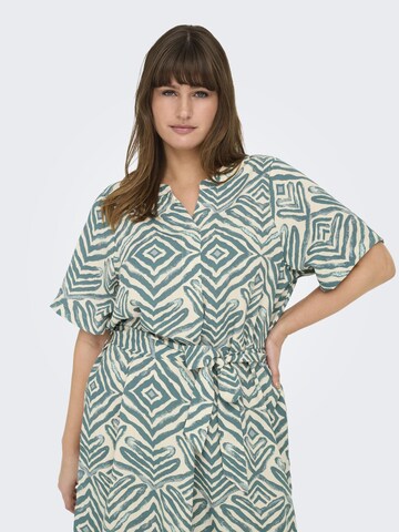 ONLY Carmakoma Shirt dress 'CARShilla' in Green