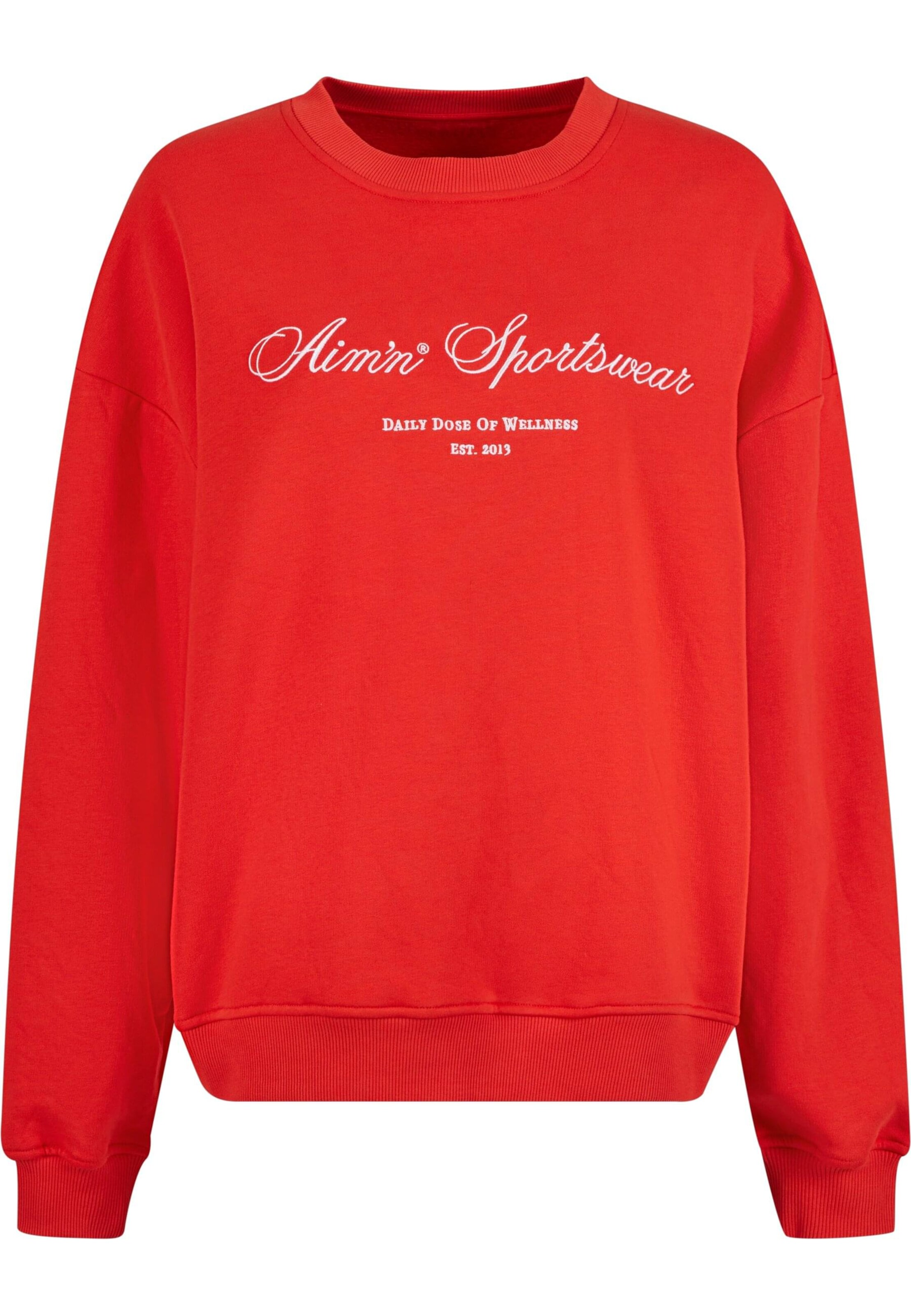 Aim'n Sweatshirt in Red: front