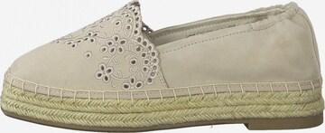 TAMARIS Espadrill i beige