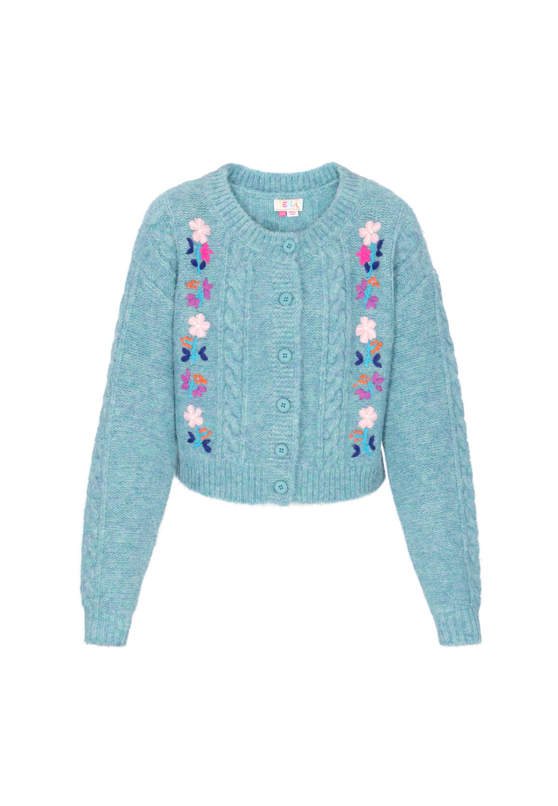 IZIA Avara lõikega jakk 'Fashion Look', värv sinine: eest vaates