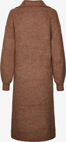 VERO MODA Knitted dress 'Filene' in Brown