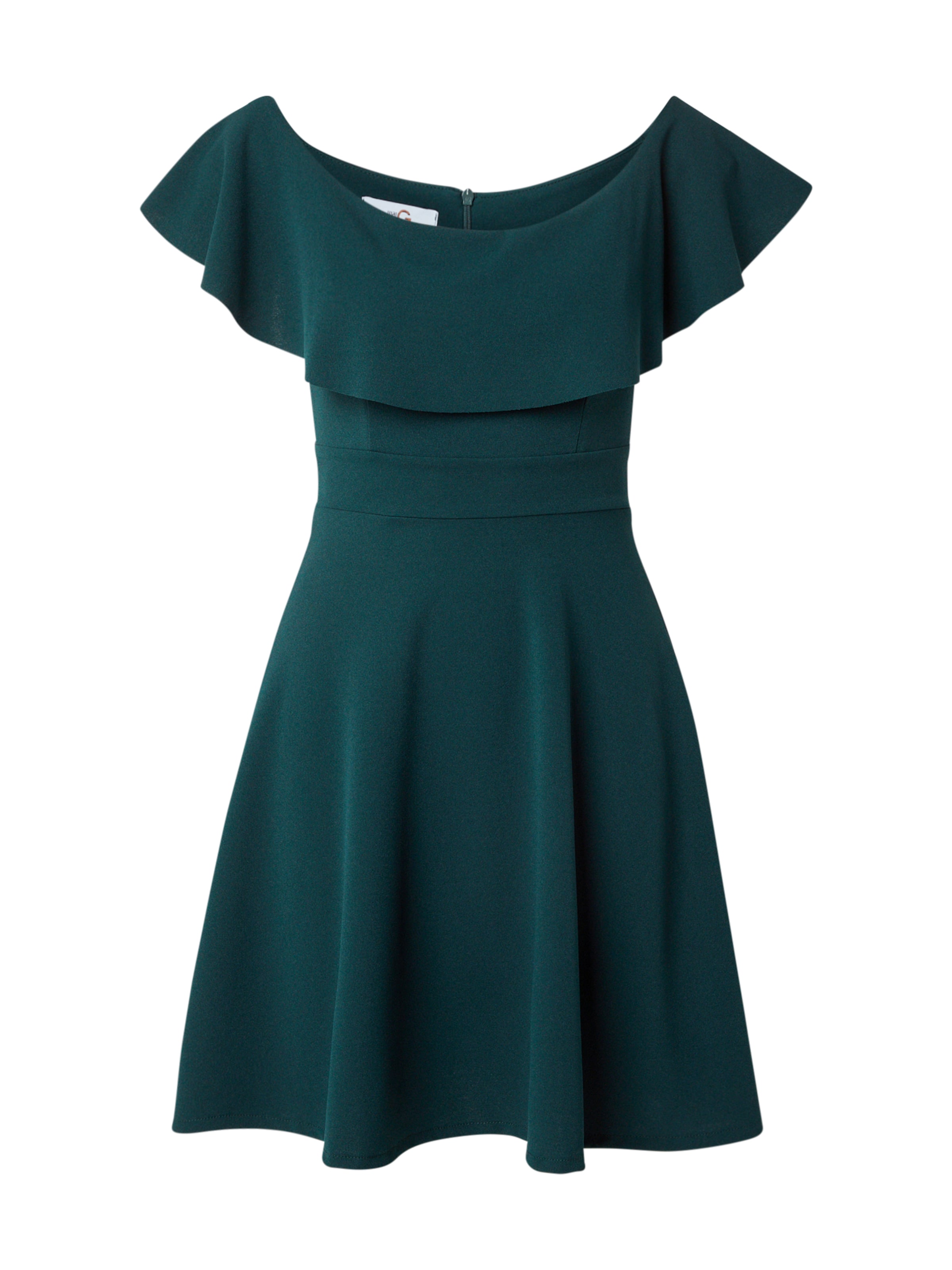 WAL G. Coctailkjole 'STACEY' i grøn: forside