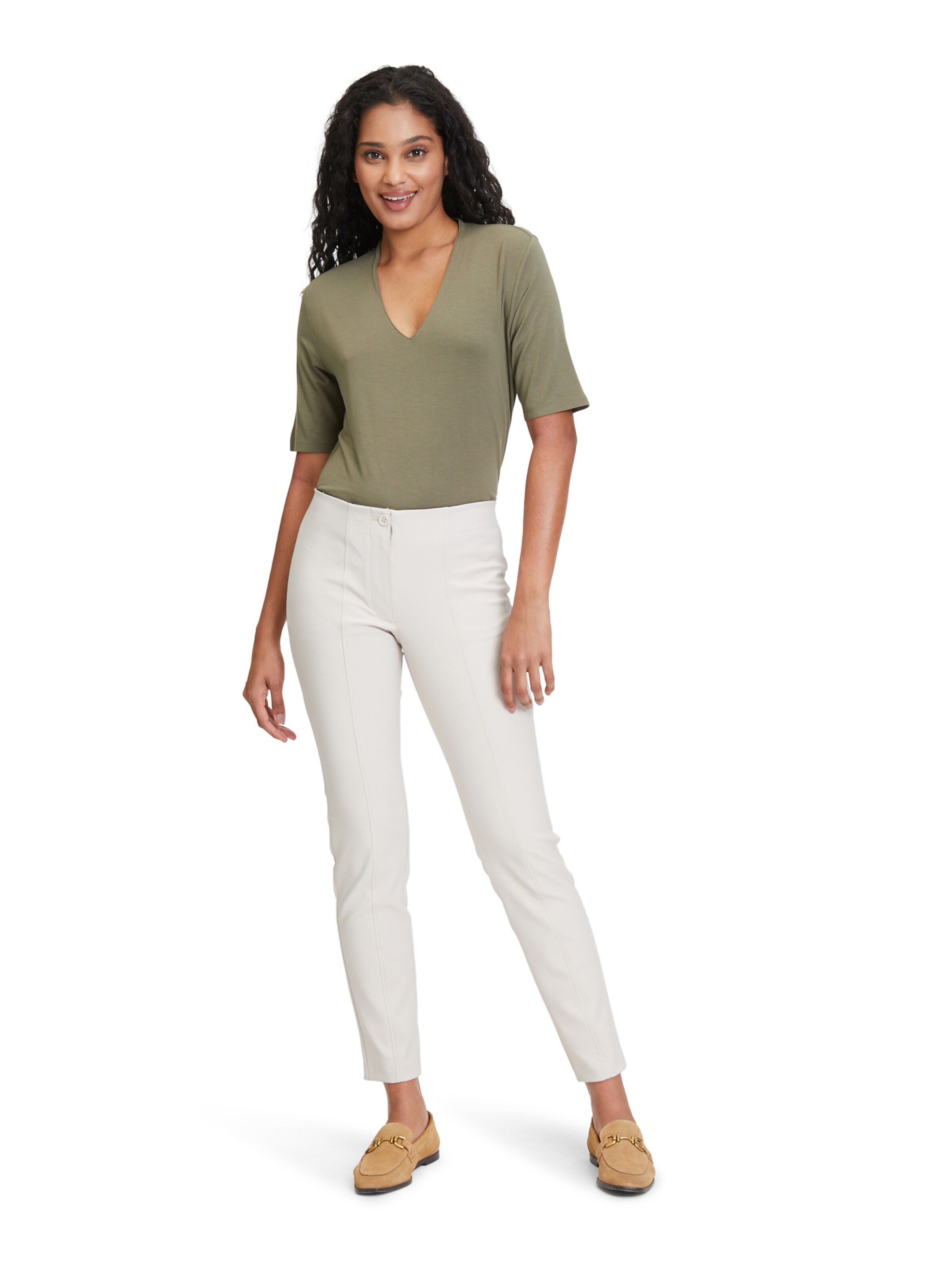 Slimfit Pantaloni di Betty Barclay in beige