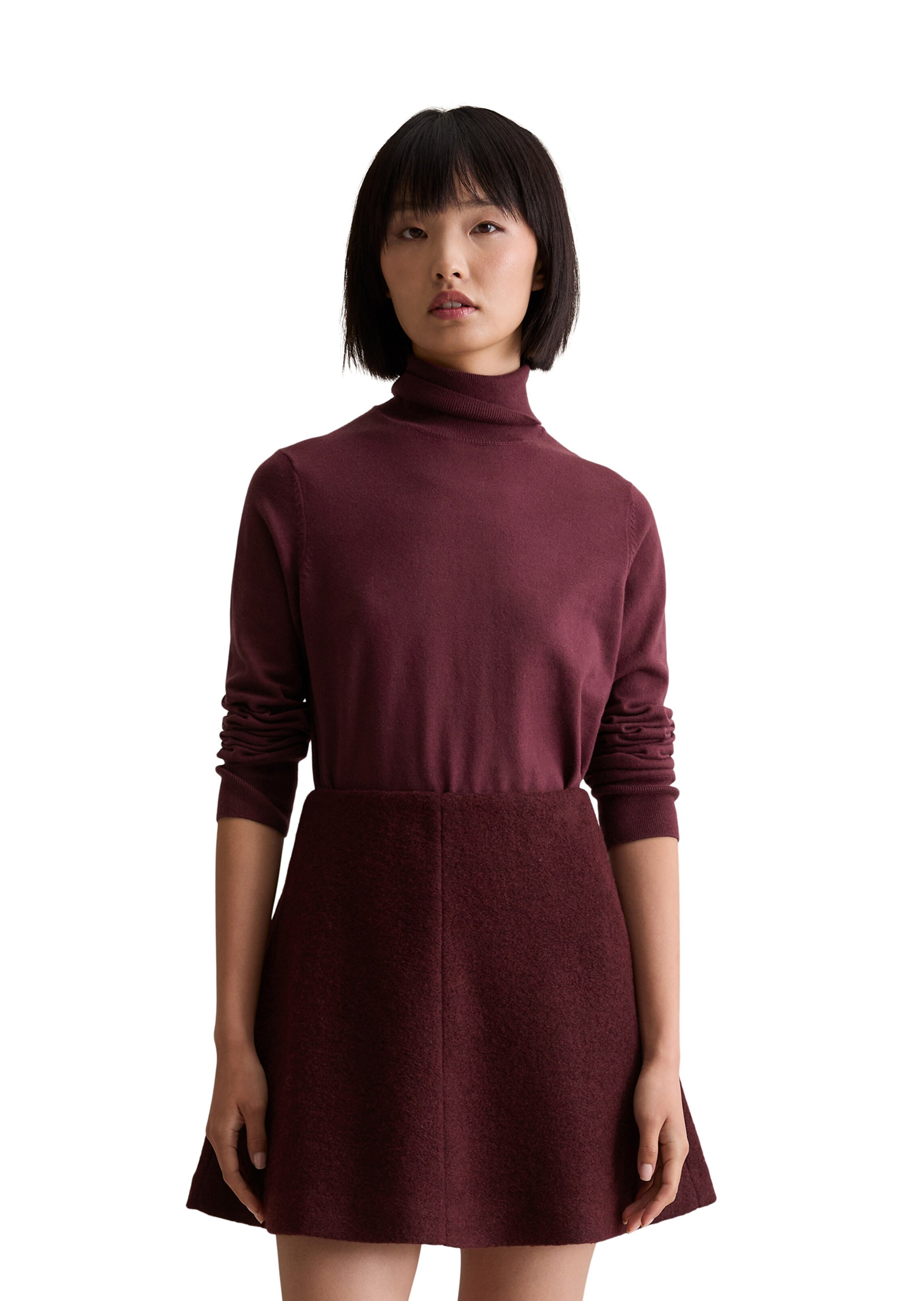 Jupe Marc O'Polo DENIM en rouge : devant