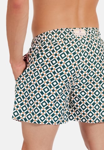 Gassa d'Amante Zwemshorts 'Taormina' in Groen