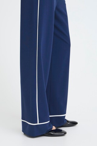 b.young Wide leg Trousers 'BYDanta' in Blue