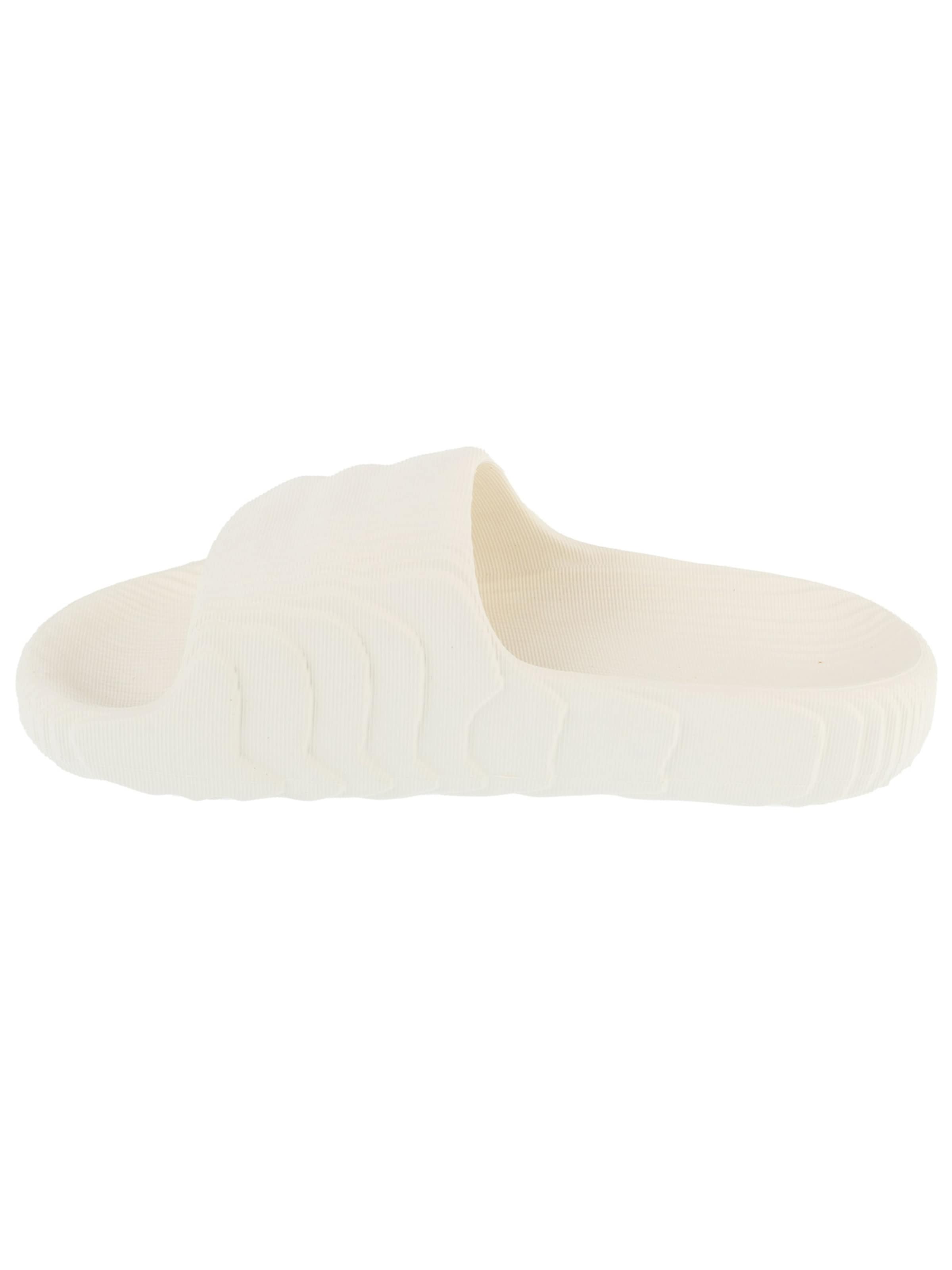 ADIDAS ORIGINALS Beach & Pool Shoes 'adidas Adilette 22 Slides' in White: front