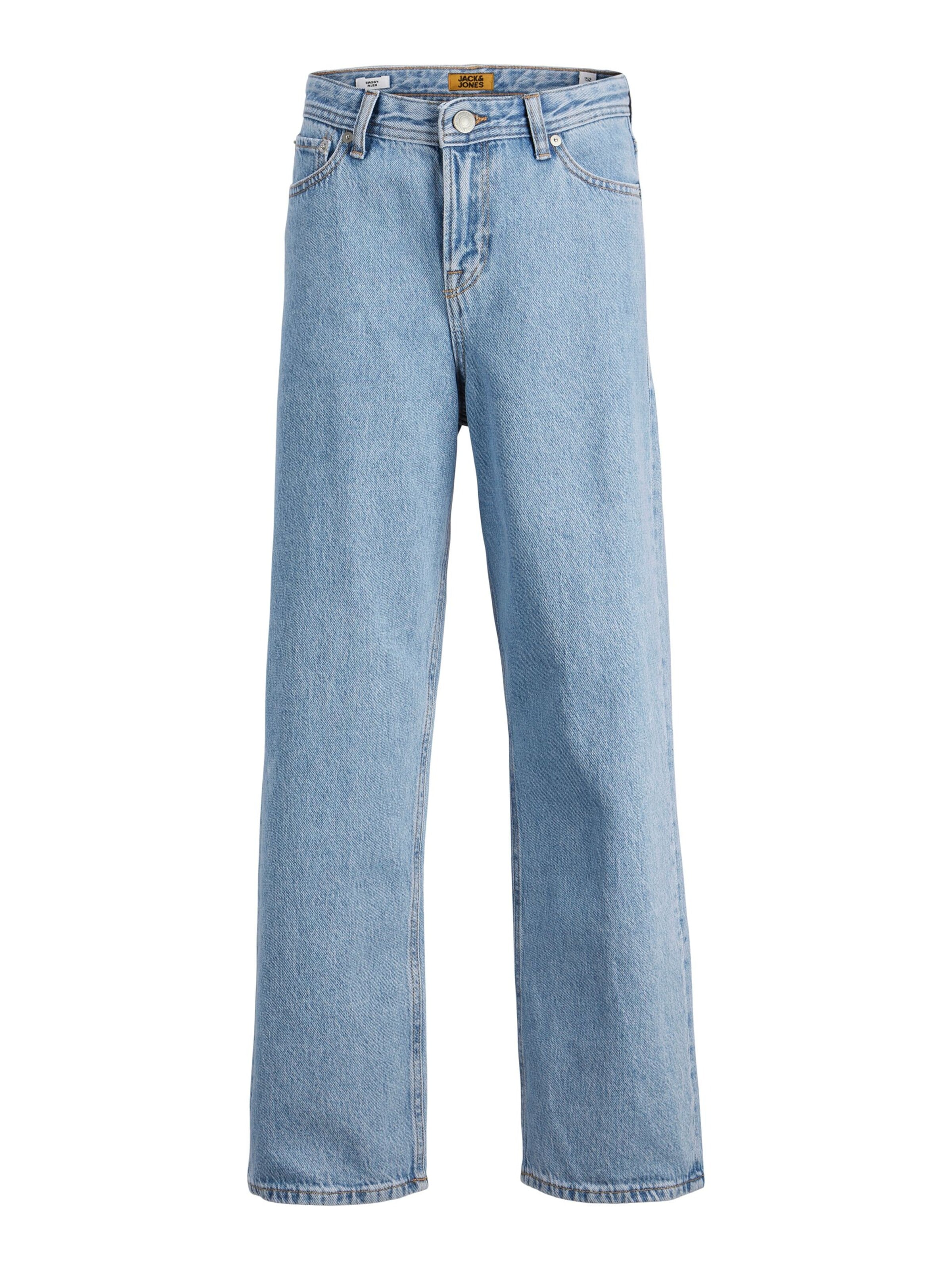 Jack & Jones Junior Baggy Jeans 'JJIALEX JJORIGINAL MF 710'‌‌‌‌‌ in Blau: Vorderseite