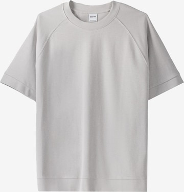 T-Shirt Bershka en gris : devant