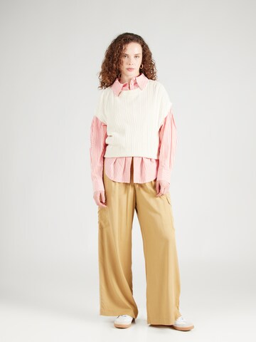 Wide leg Pantaloni cargo 'KASEME' di LTB in marrone