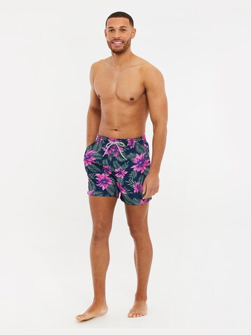 Threadbare Zwemshorts 'Katana' in Blauw