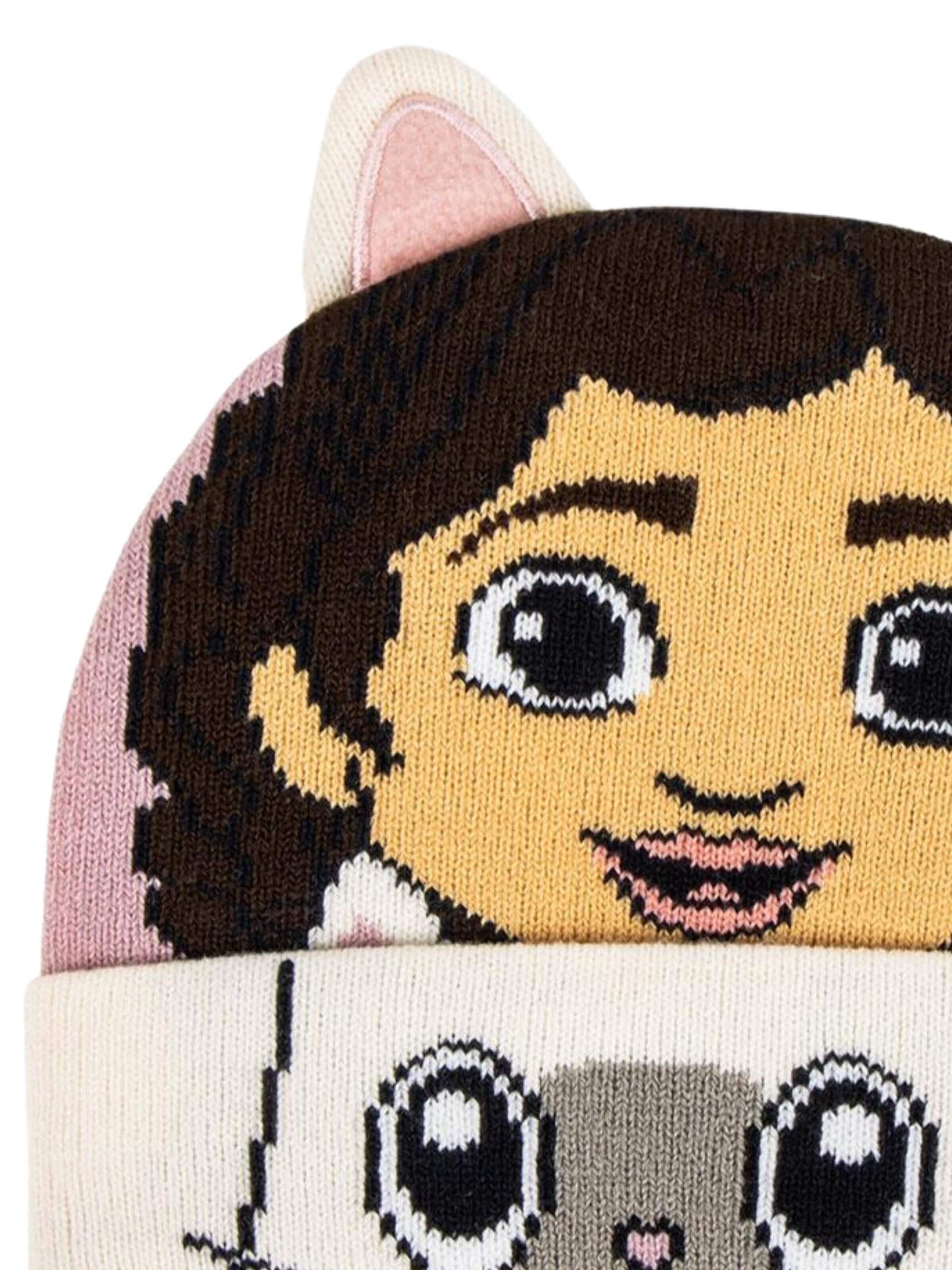 Bonnet 'Gabby's Dollhouse Mütze mit Punkt-Applikationen' DISNEY en blanc