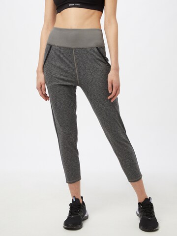 Coupe slim Pantalon de sport PUMA en gris : devant