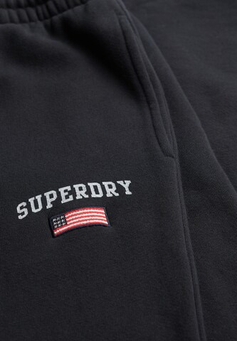 Wide Leg Pantalon 'Athletic Essentials' Superdry en bleu