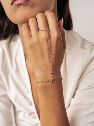 Hey Happiness Armband 'Hand Grace'‌‌‌‌‌‌ in Gold: Vorderseite