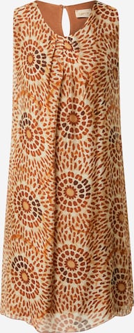 Cartoon Summer Dress in Brown: front