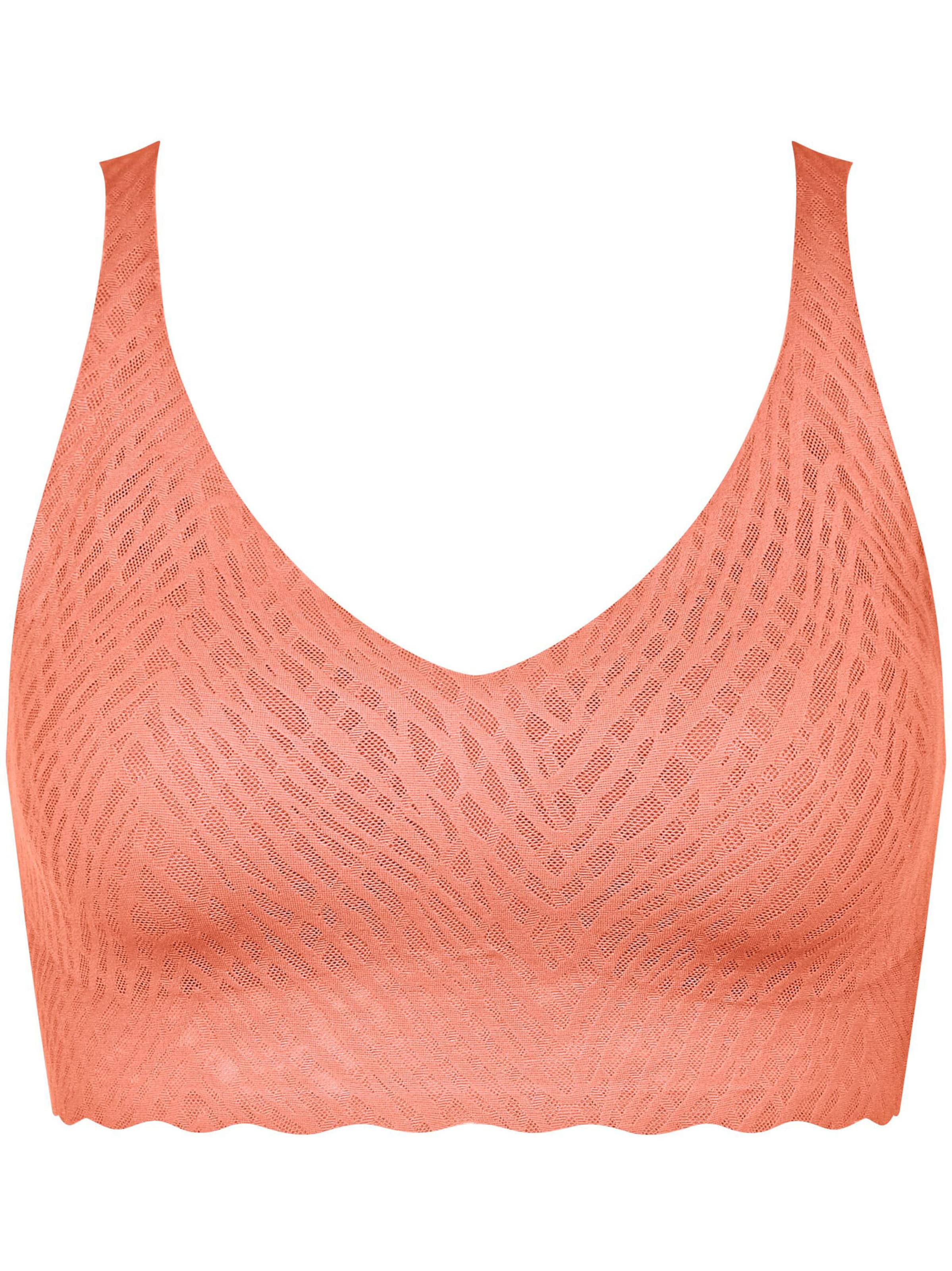 SLOGGI T-Shirt-BH ' ZERO Feel Bliss Bralette ' in 90 in apricot, Produktansicht