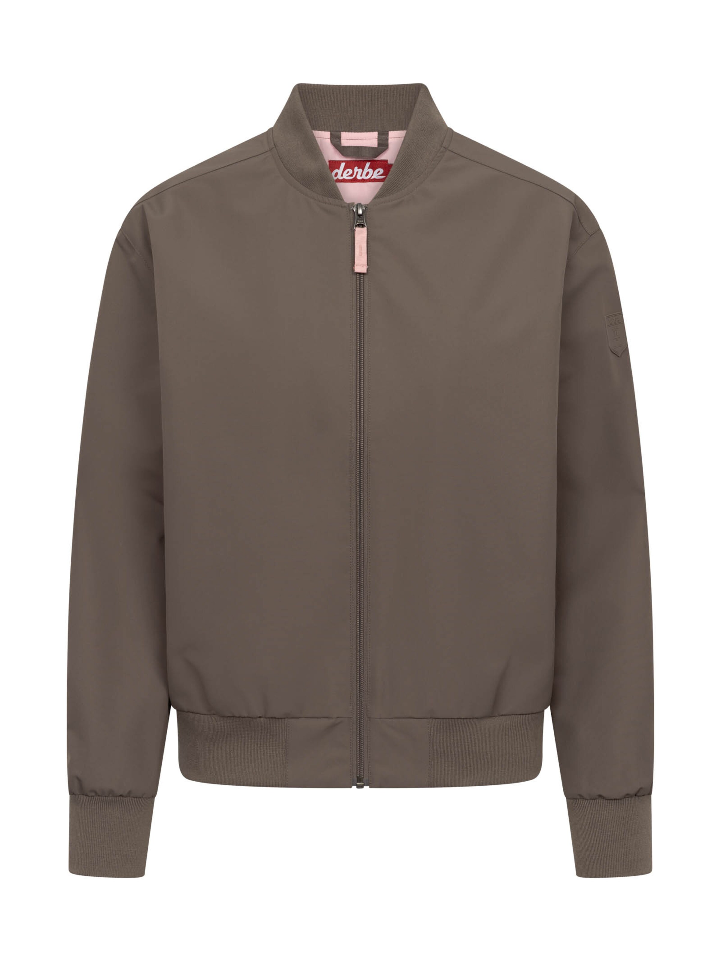 Derbe Bomberjacke 'Blousby' in Braun: Vorderseite