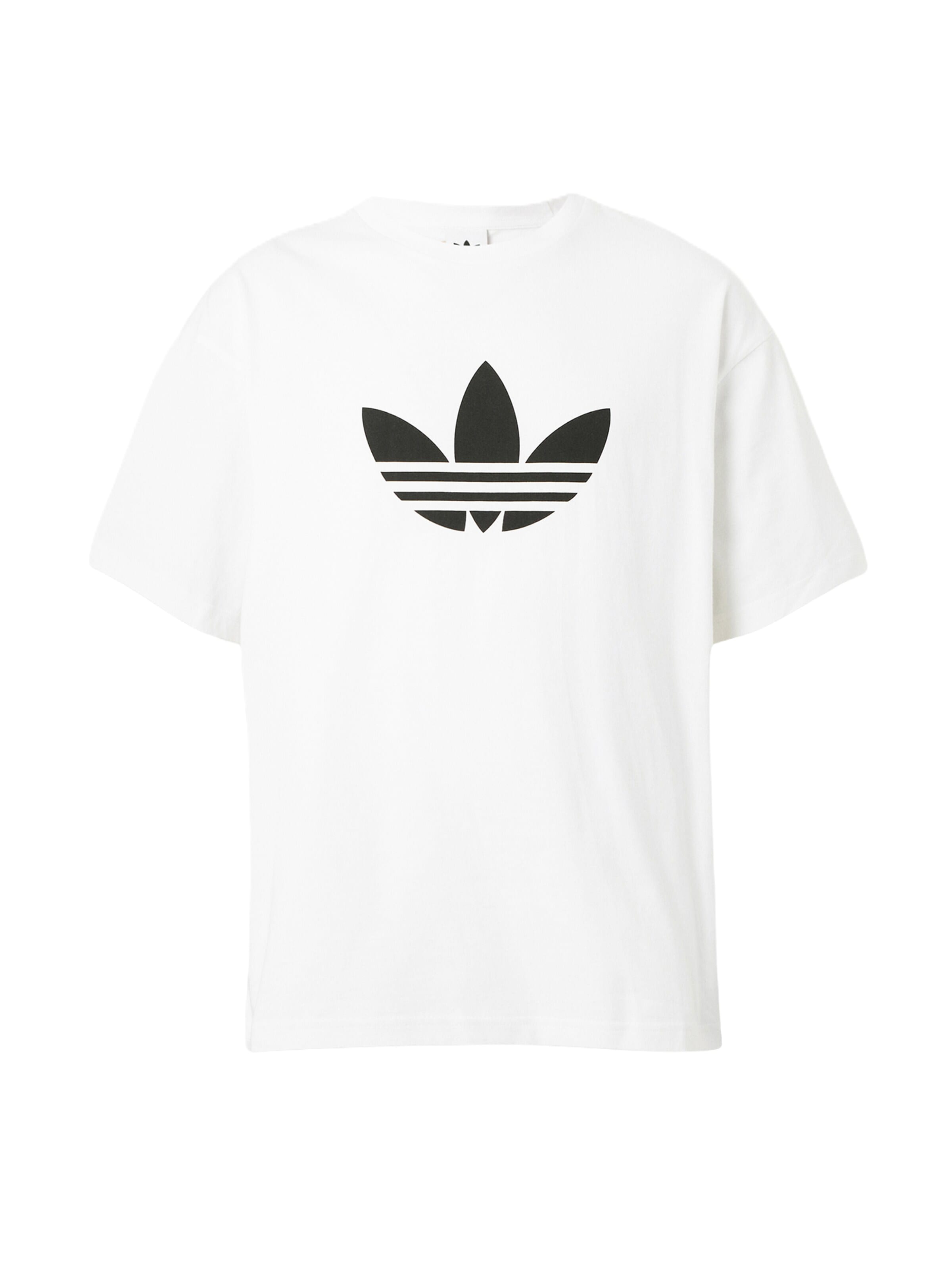 ADIDAS ORIGINALS Bluser & t-shirts 'Adicolor Trefoil' i S-M i sort / hvid, Produktvisning