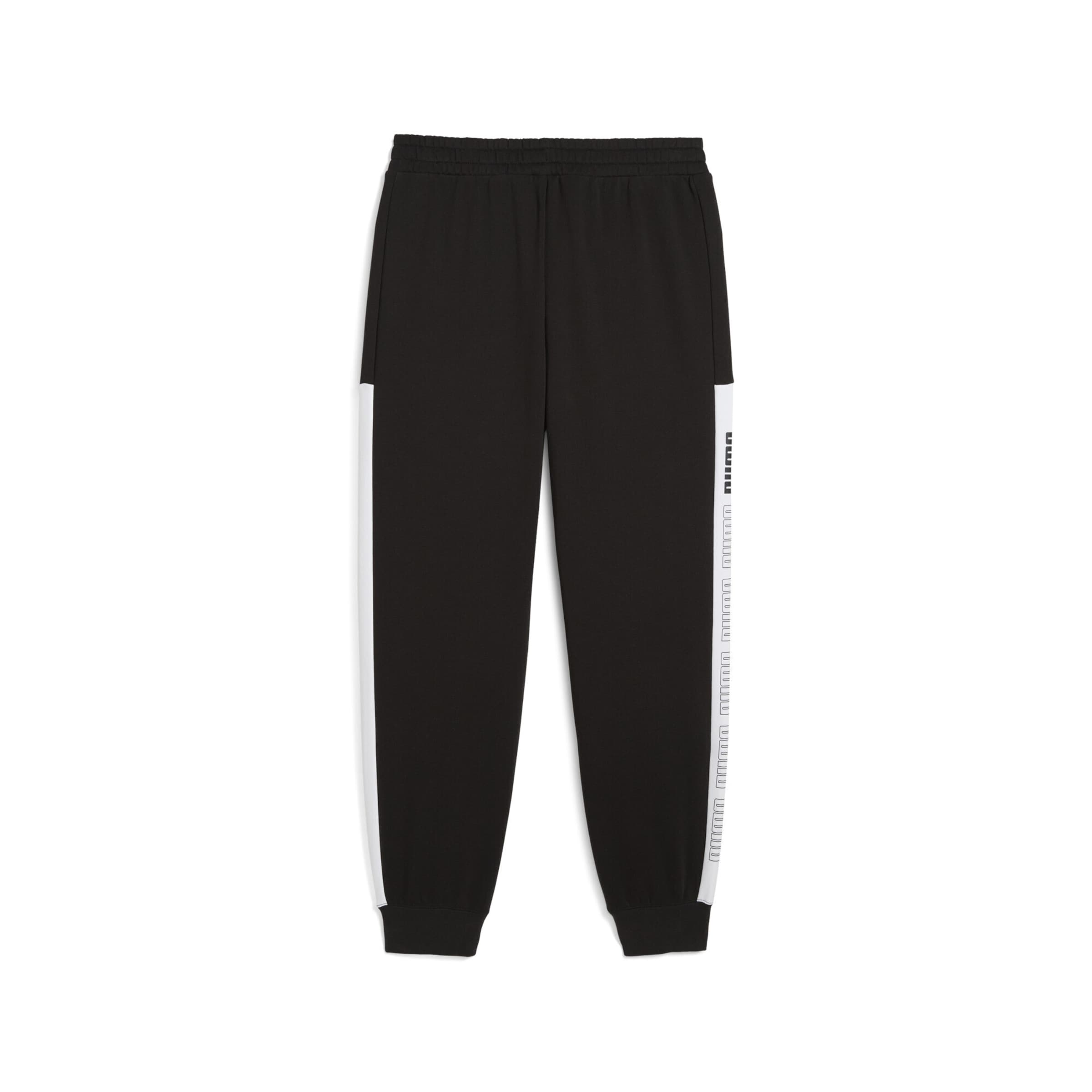 PUMA Tapered Sportbroek 'Around The Block' in Zwart