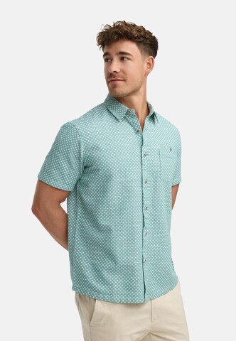 INDICODE JEANS Regular fit Button Up Shirt 'Way' in Blue
