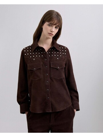 Scalpers Демисезонная куртка ' ' в Коричневый