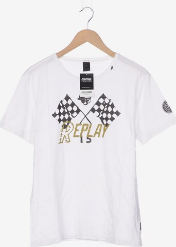 REPLAY Shirt in L in White: front