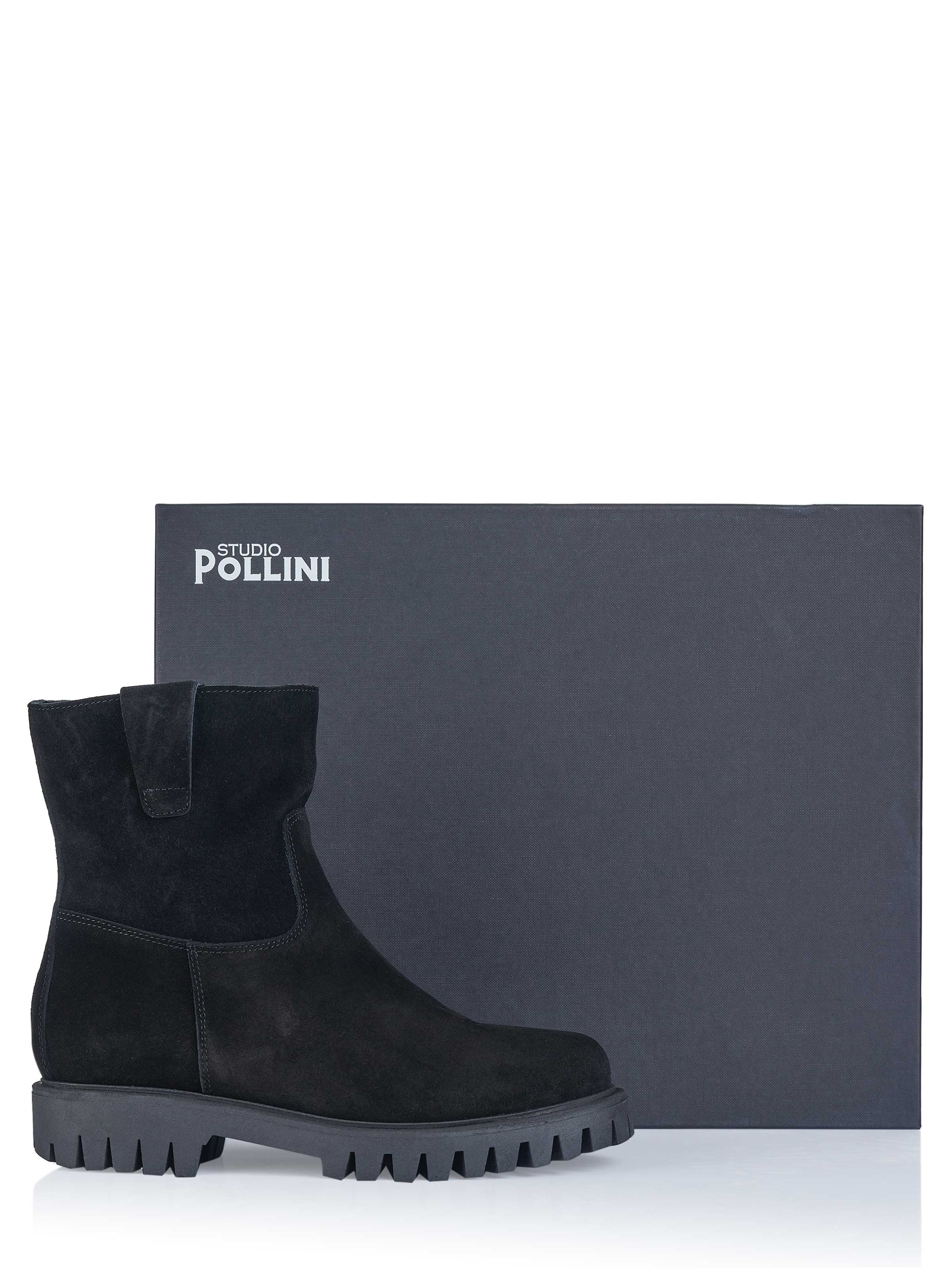 POLLINI Ankelstøvler 'Pollini Stiefel' i sort