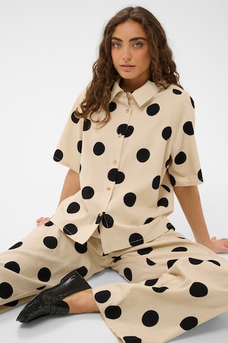 Chemisier 'CUTika' CULTURE en beige
