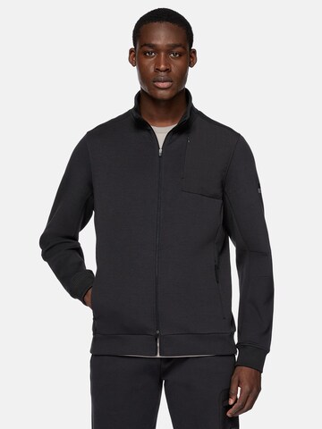 Boggi Milano Sweatjacke 'B Tech' in Grau: Vorderseite