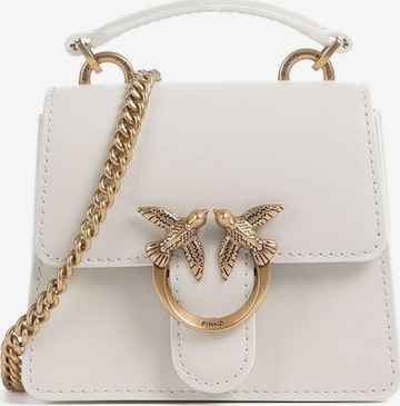 PINKO - Bolso de mano 'Love One Top' en blanco: frente