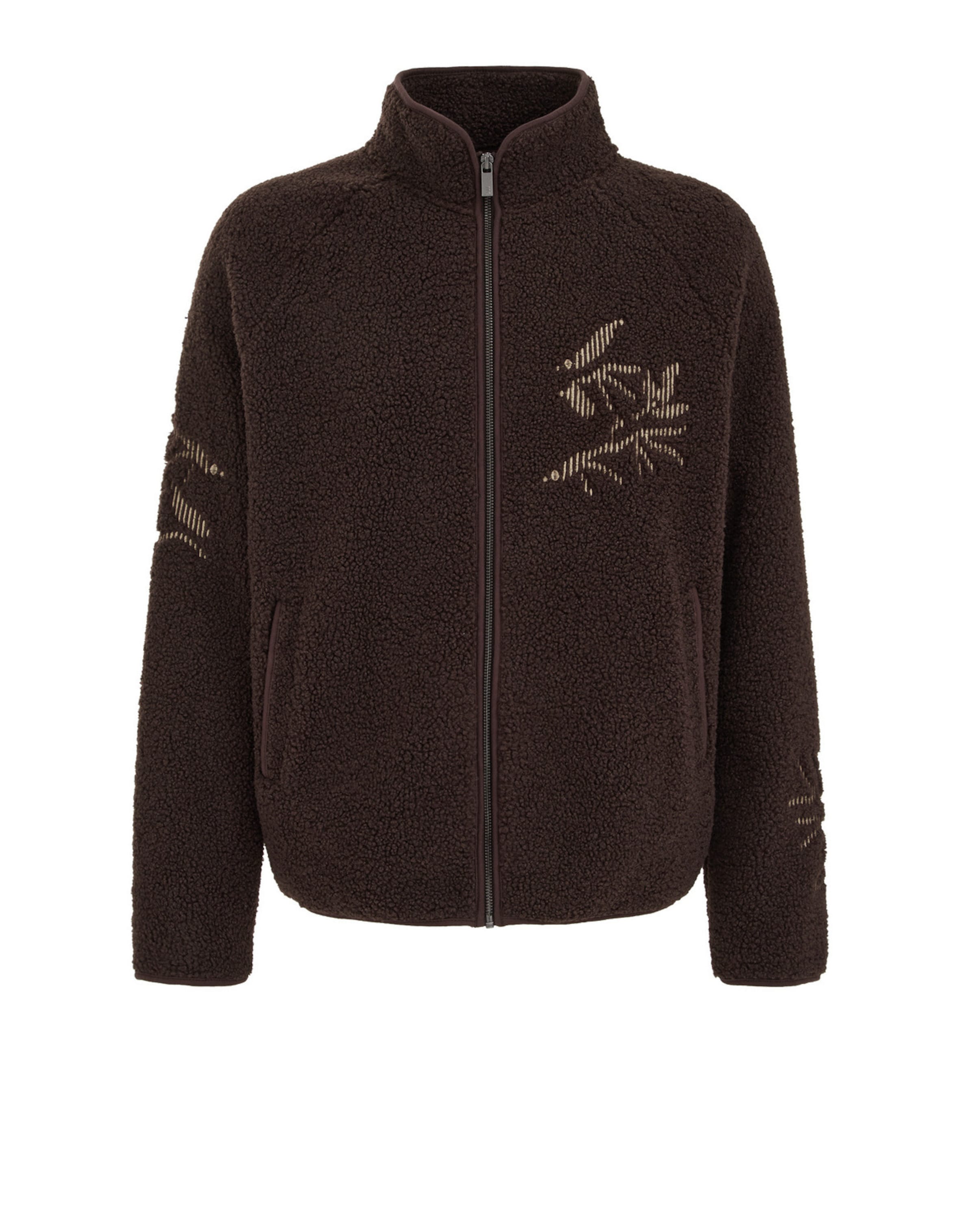 WE Fashion Between-Season Jacket in Brown: front