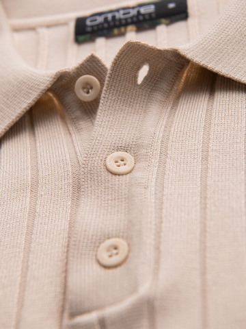 T-Shirt Ombre en beige