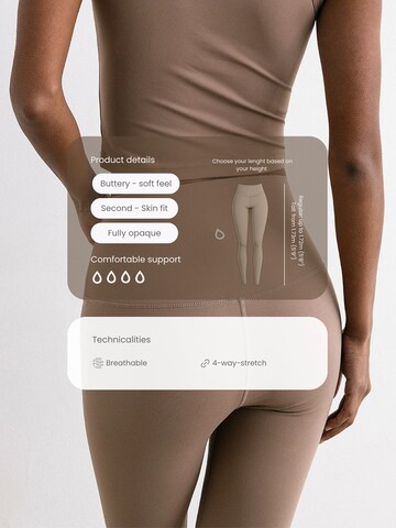 MyLibi Skinny Leggings in Brown