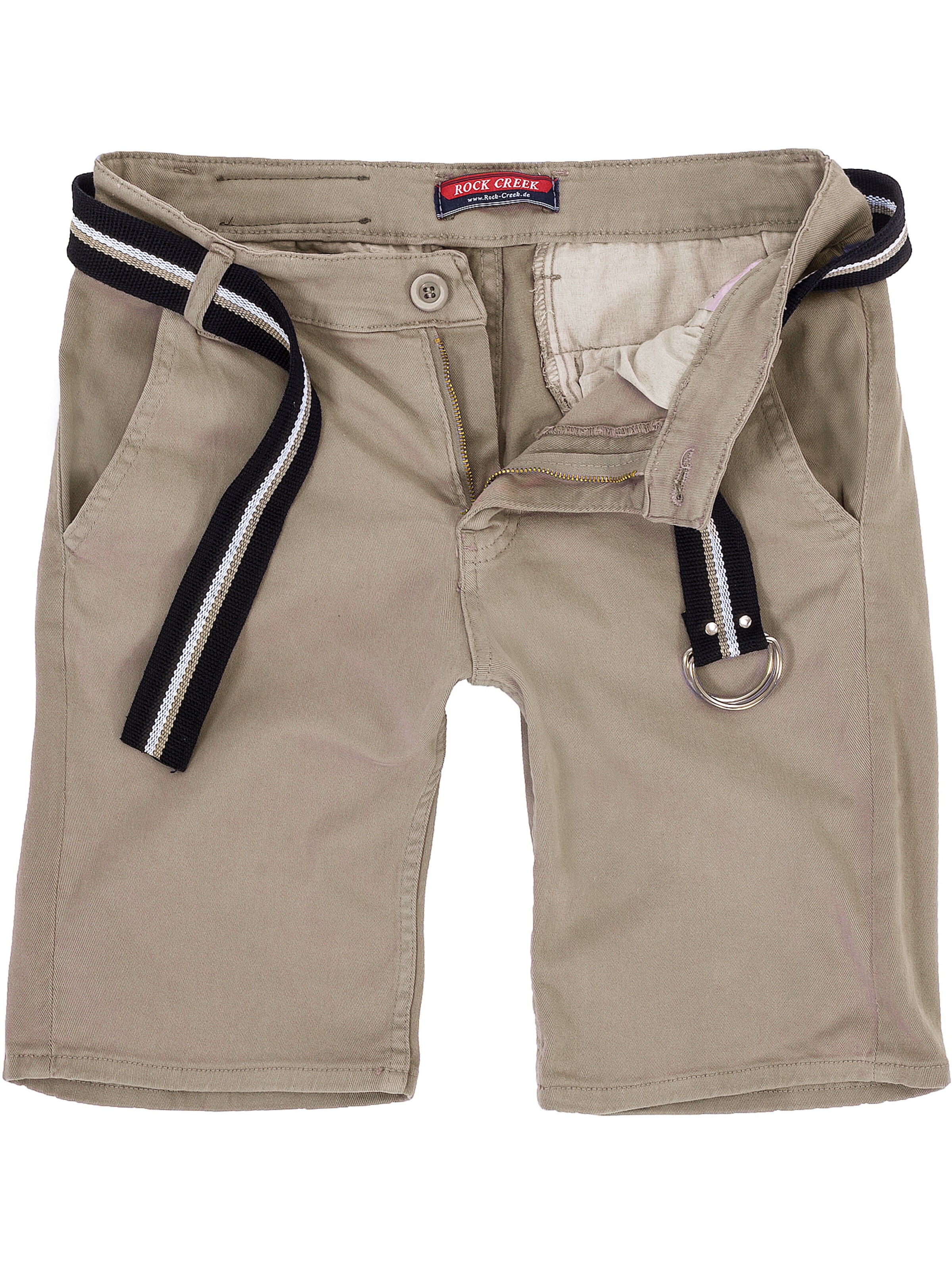 Rock Creek Shorts in Beige: Vorderseite
