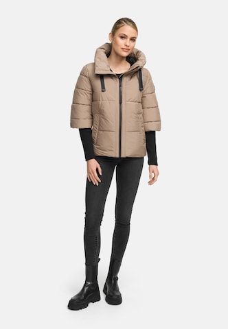 Veste d’hiver 'Lotusherz XIV' NAVAHOO en marron